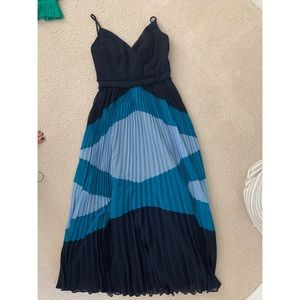 Long navy J crew dress size 2
